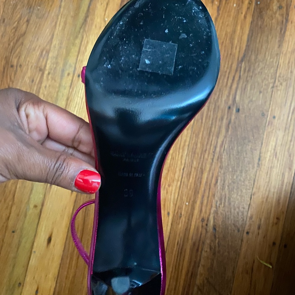 Saint Laurent metallic Sandals - Picture 2 of 5